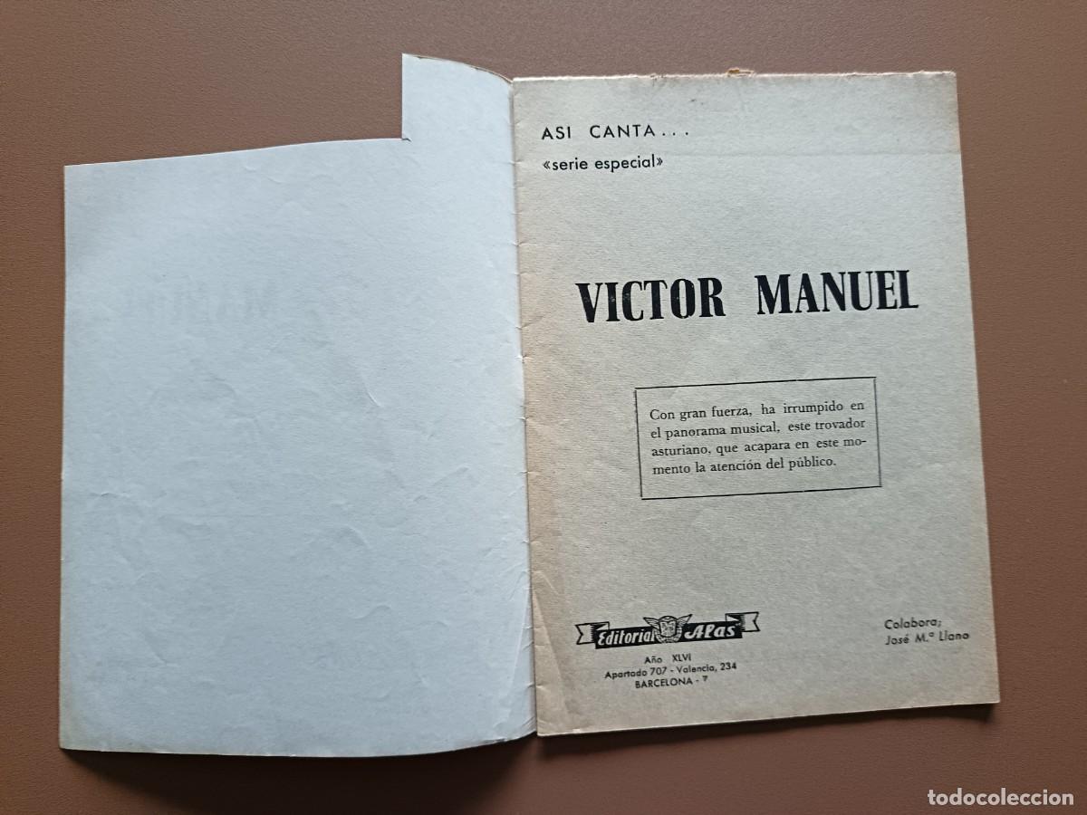 Cat&aacute;logos de m&uacute;sica: VICTOR MANUEL- TODOS SUS &Eacute;XITOS - 1969 - Foto 2
