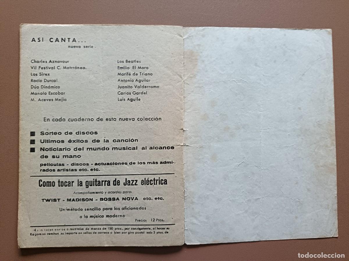 Cat&aacute;logos de m&uacute;sica: RAPHAEL- AS&Iacute; CANTA...1966 - Foto 5