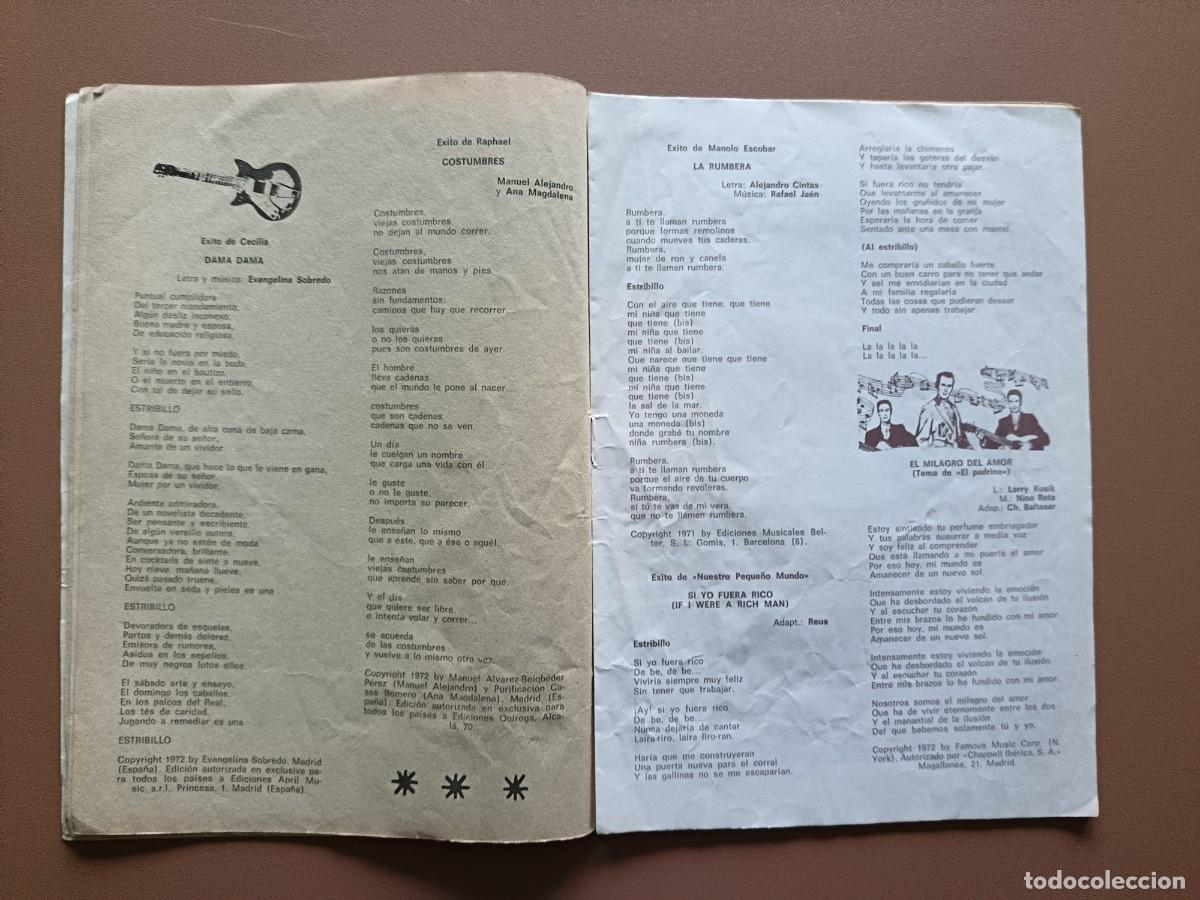 Cat&aacute;logos de m&uacute;sica: CANCIONEROMODERNO. N&ordm;- EXTRA, &Eacute;XITOS DEL A&Ntilde;O 1973 - Foto 4