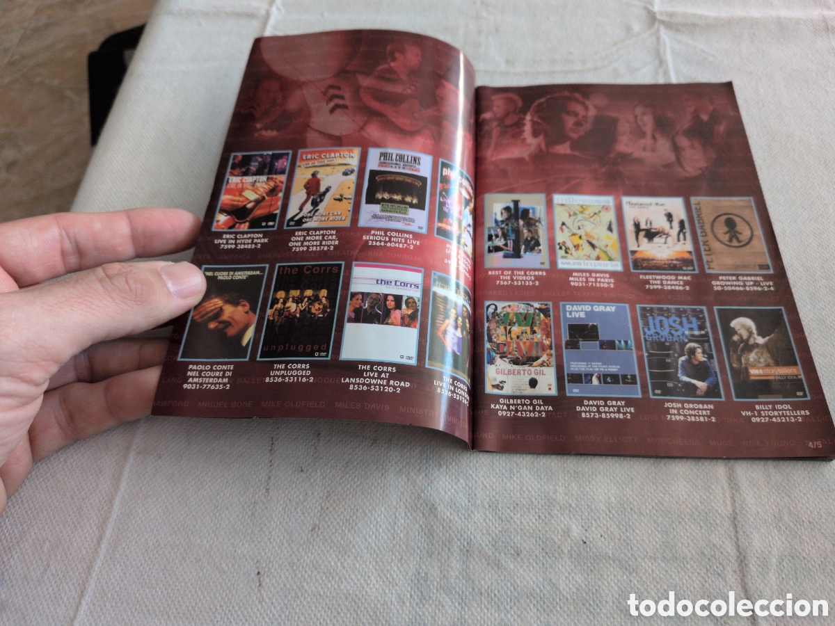 Cat&aacute;logos de m&uacute;sica: Cat&aacute;logo DVDs de Warner Video y Audio 2004 - Foto 2