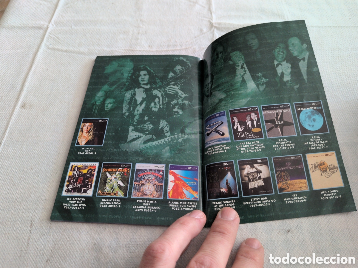 Cat&aacute;logos de m&uacute;sica: Cat&aacute;logo DVDs de Warner Video y Audio 2004 - Foto 5