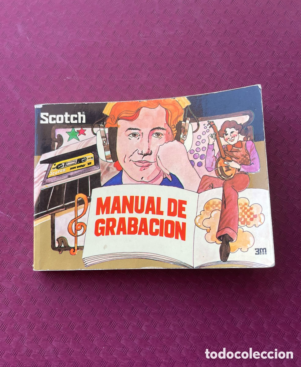 Cat&aacute;logos de m&uacute;sica: Manual de Grabaci&oacute;n Scotch - Foto 1