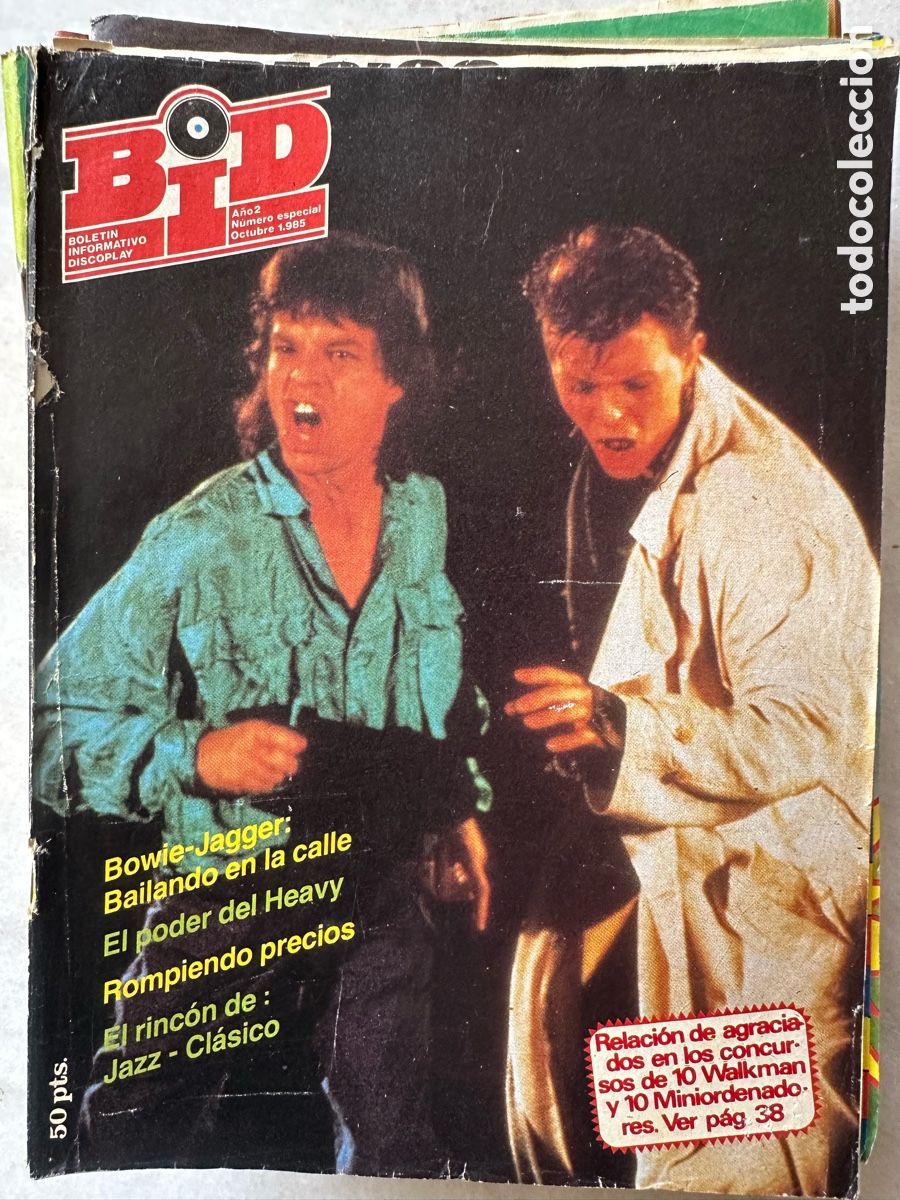 Catalogues de Musique: Lote revistas BID Y DISCOPLAY vintage a&ntilde;os 80