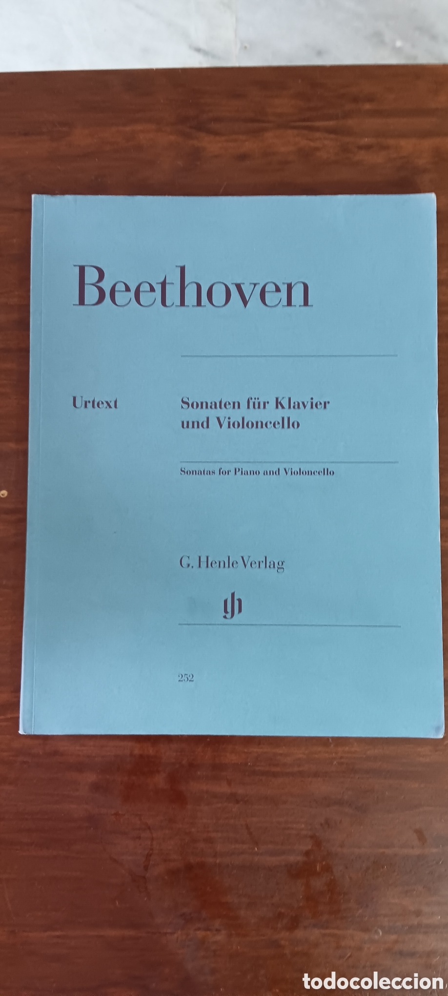 Cat&aacute;logos de M&uacute;sica: BEETHOVEN.SONATA PARA PIANO Y VIOLONCHELO