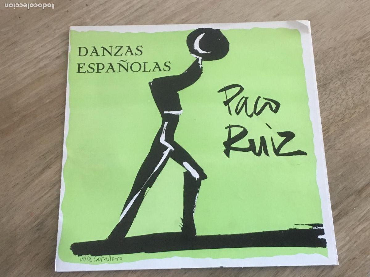 Cat&aacute;logos de M&uacute;sica: paco ruiz danzas espa&ntilde;olas flamenco baile catalogo folleto original antiguo