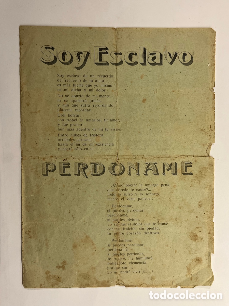 Cat&aacute;logos de M&uacute;sica: Soy Esclavo.., Perd&oacute;name.., Paresito Fara&oacute;n.., Galopa Caballo.., Ac&eacute;rcate m&aacute;s.., Hojilla Musical&hellip;