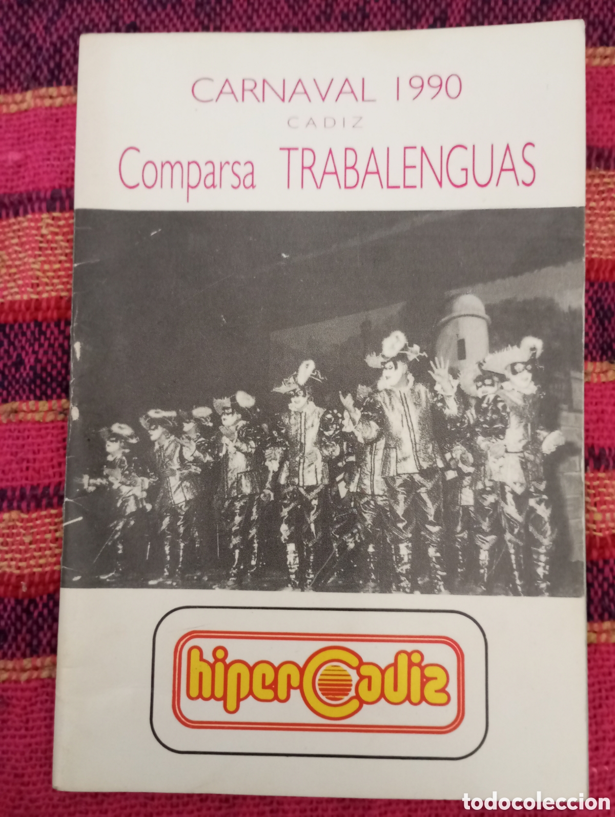 Cat&aacute;logos de m&uacute;sica: Carnaval de C&aacute;diz comparsa trabalenguas 1990 - Foto 1