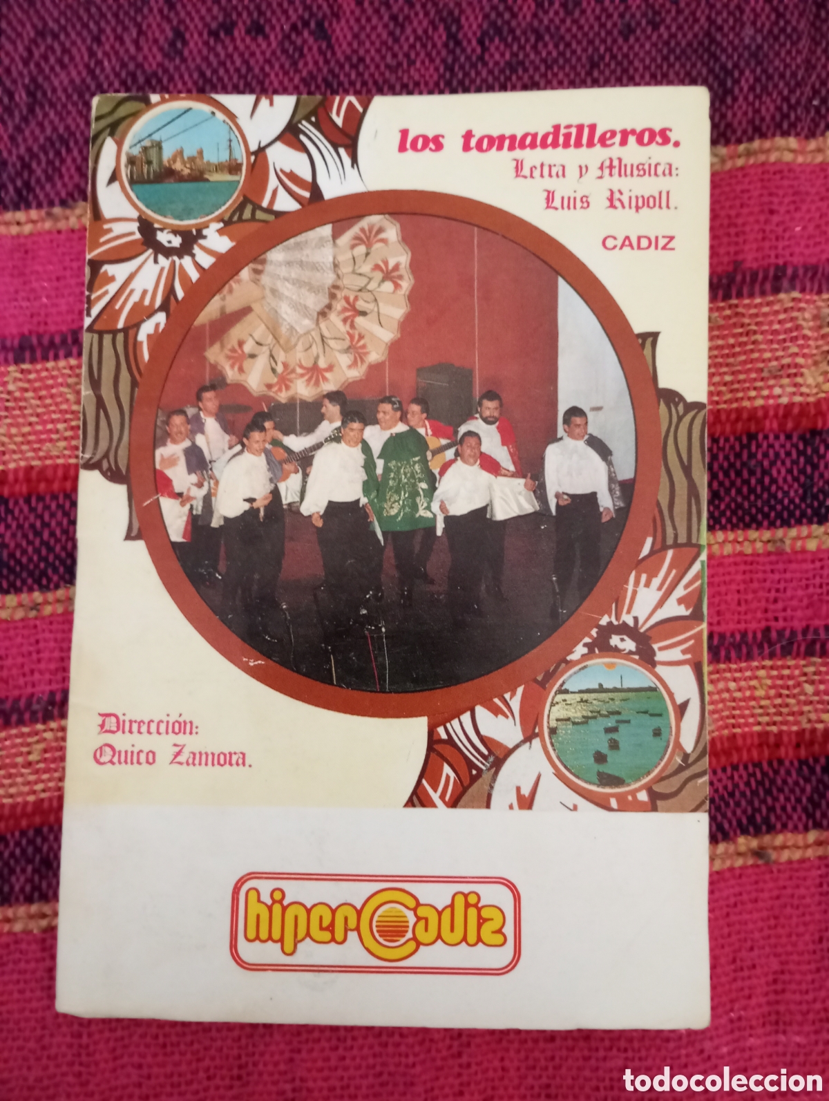 Cat&aacute;logos de M&uacute;sica: Carnaval de C&aacute;diz libreto comparsa los tonadilleros