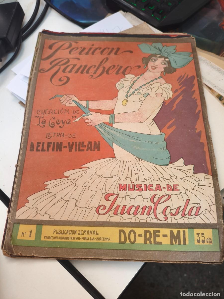 Cat&aacute;logos de M&uacute;sica: 10 REVISTA DO-RE-MI-PUBLICACION SEMANAL-MUSICA PARTITURA 1920?