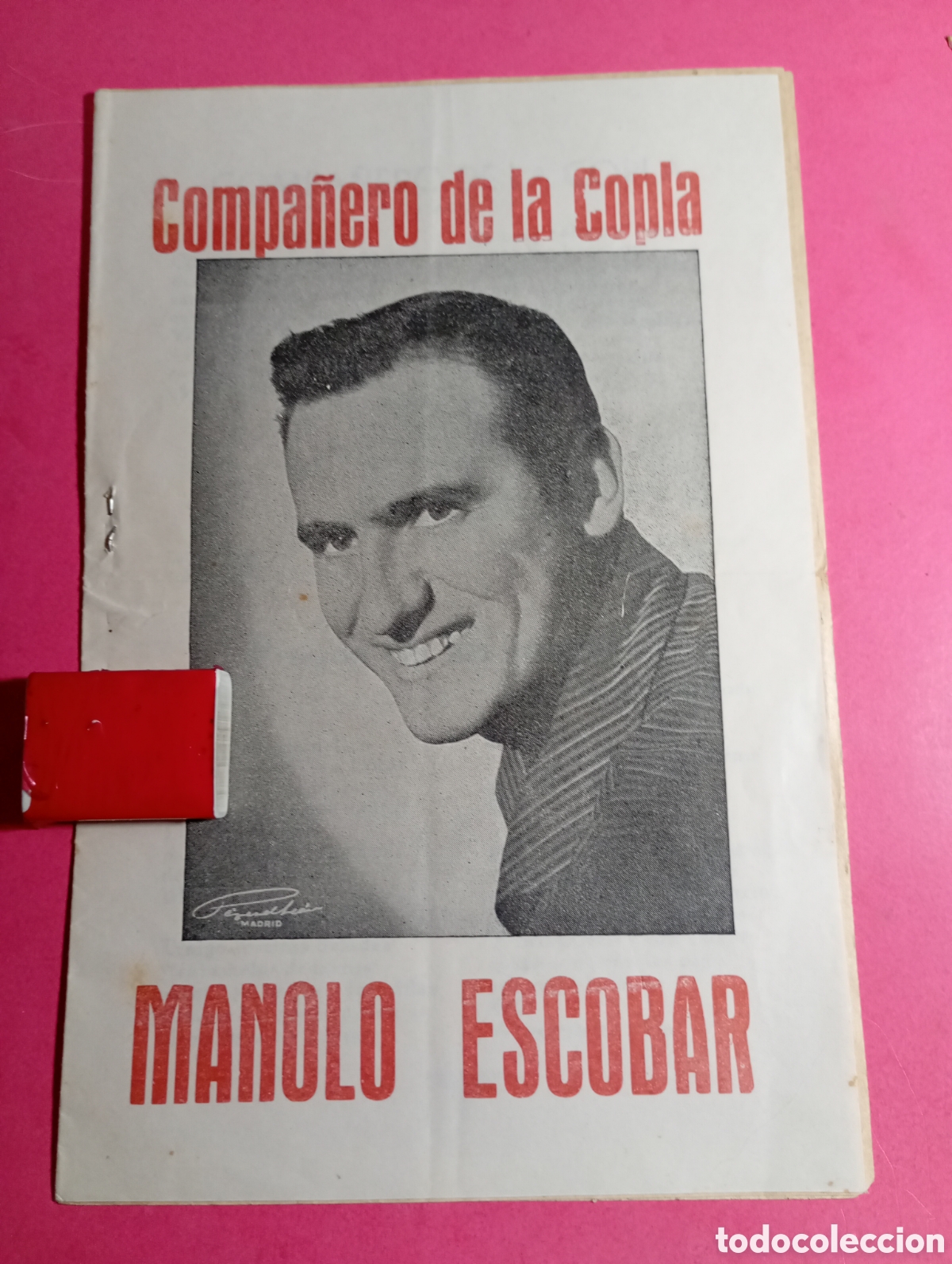 Cat&aacute;logos de M&uacute;sica: MANOLO ESCOBAR 1965 EXCLUSIVAMENTE EN DISCOS BELTER ''COMPA&Ntilde;ERO DE LA COPLA''