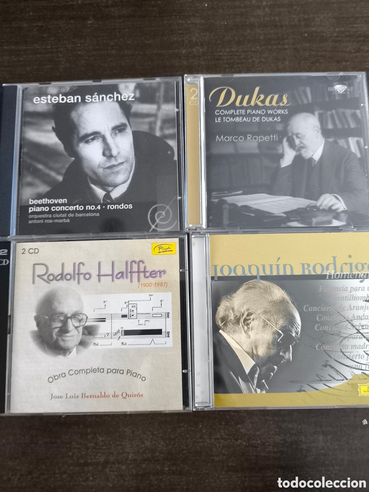 Cat&aacute;logos de M&uacute;sica: Lote 4 t&iacute;tulos / 5 CDs &mdash; Piano espa&ntilde;ol s.XX + Dukas