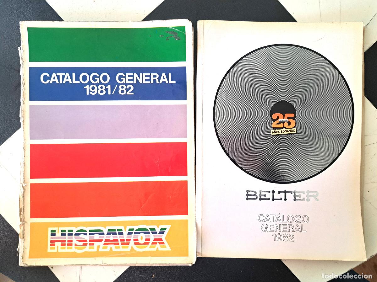 Cat&aacute;logos de M&uacute;sica: CATALOGO GENERAL HISPAVOX Y BELTER 1981 1982 LP CASSETTES