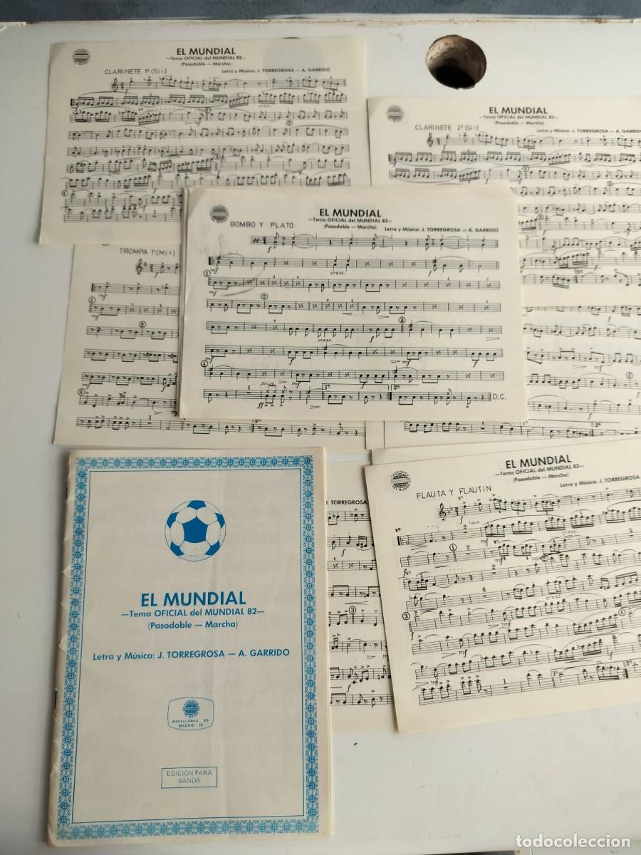 Cat&aacute;logos de M&uacute;sica: Partitura El Mundial 82 Banda