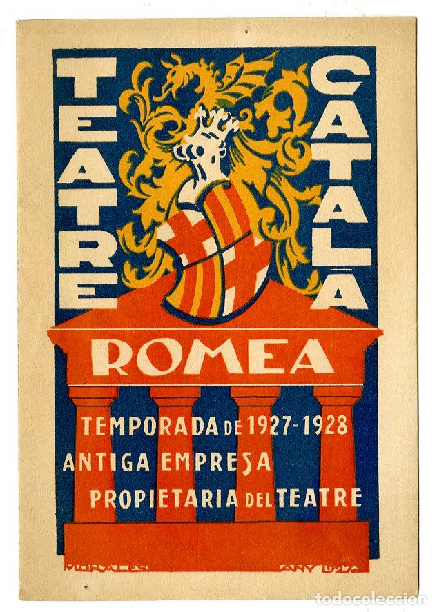 Cat&aacute;logos de M&uacute;sica: Programa de M&uacute;sica / Vila-Dav&iacute;, Maria Vila, Alexandre Nolla 1927/28 - Teatre Catal&agrave; Romea