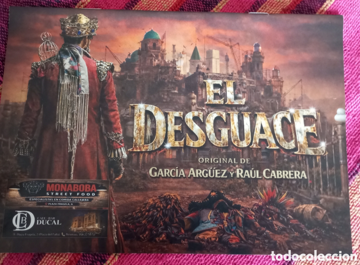 Cat&aacute;logos de M&uacute;sica: Carnaval de C&aacute;diz libreto comparsa el desguace de Garc&iacute;a arguez