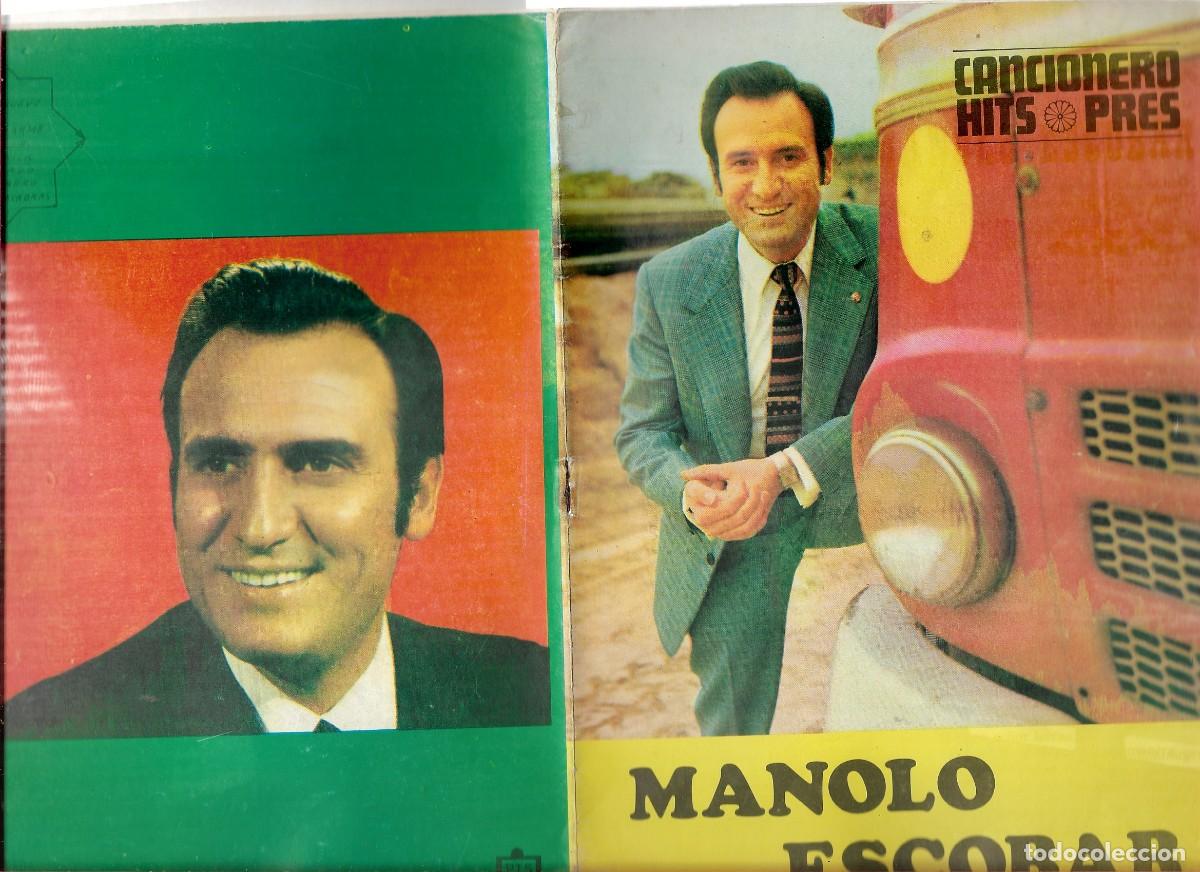 Cat&aacute;logos de M&uacute;sica: CANCIONERO MANOLO ESCOBAR A&Ntilde;O 1970