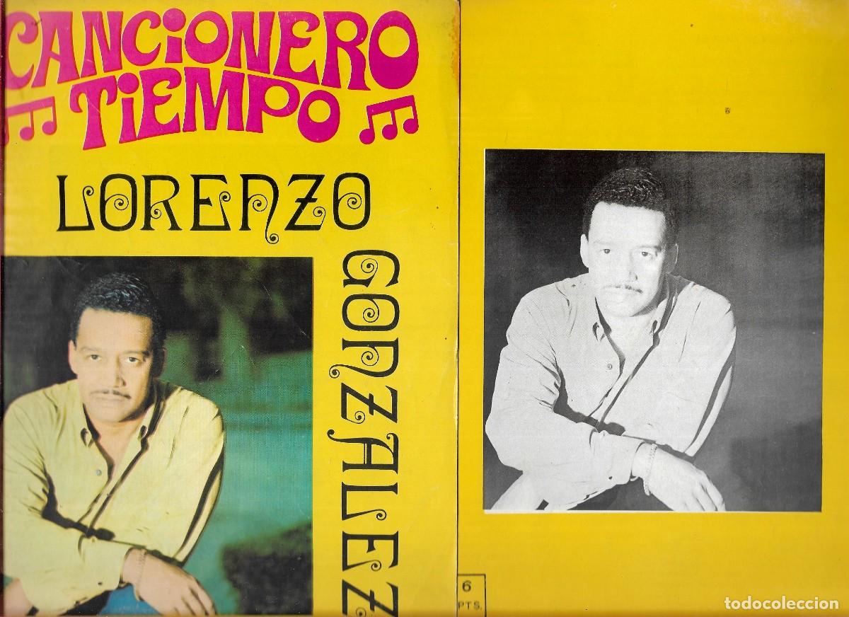 Cat&aacute;logos de M&uacute;sica: LOTE DE 8 CANCIONEROS DE LORENZO GONZALEZ A&Ntilde;O 1957