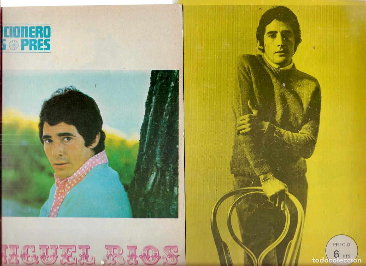 Cat&aacute;logos de M&uacute;sica: LOTE DE 5CANCIONEROS DE MIGUEL RIOS A&Ntilde;O 1969