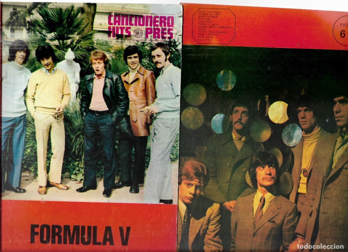 Cat&aacute;logos de M&uacute;sica: LOTE DE 4 CANCIONEROS DE FORMULA V A&Ntilde;O 1970