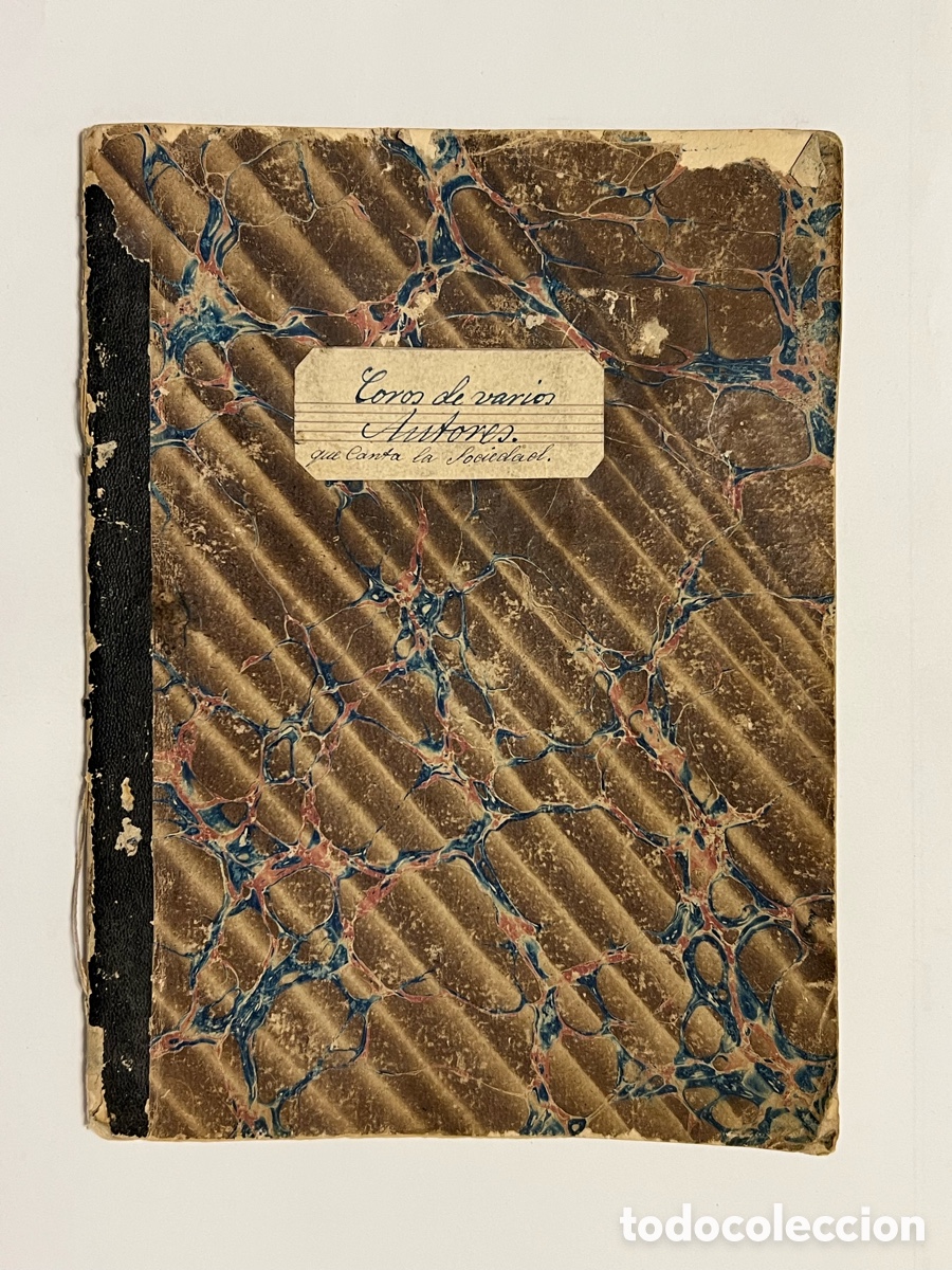 Cat&aacute;logos de M&uacute;sica: BARCELONA. Libreta.- Coros de varios Autores que canta la Sociedad.. Federaci&oacute;n de Catalu&ntilde;a Clave