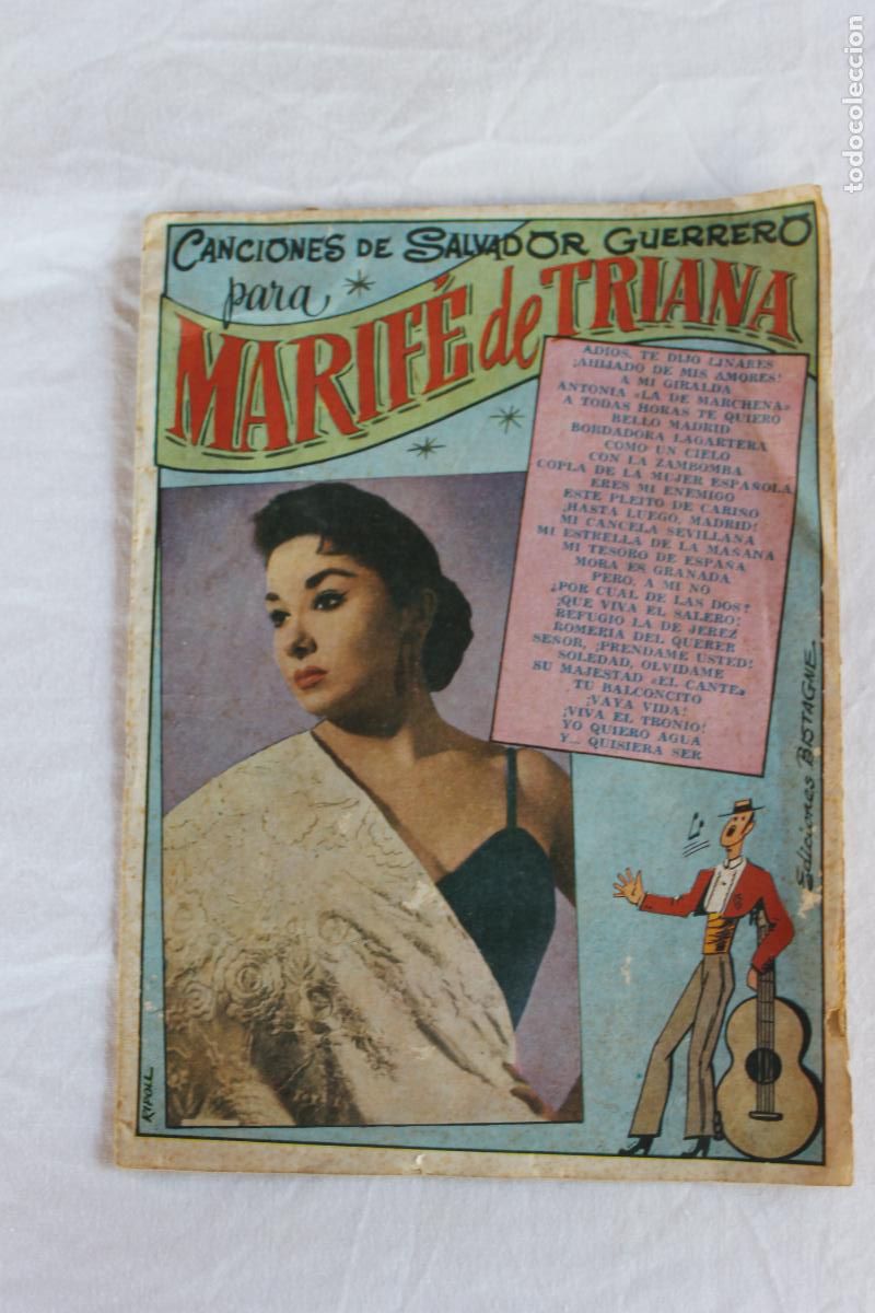 Cat&aacute;logos de M&uacute;sica: CANCIONES DE SALVADOR GUERRERO PARA MARIFE DE TRIANA