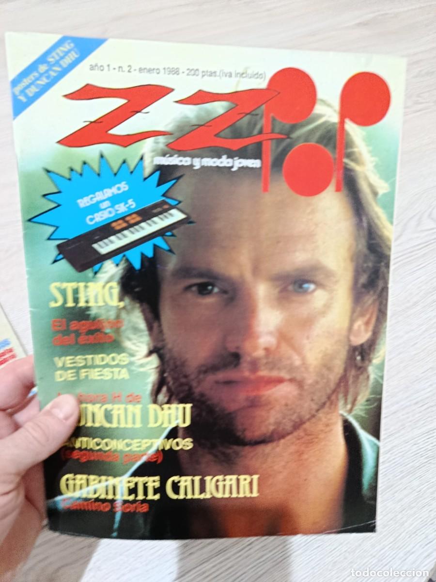 Cat&aacute;logos de M&uacute;sica: Revistas ZZPOP Numero 1 y 2