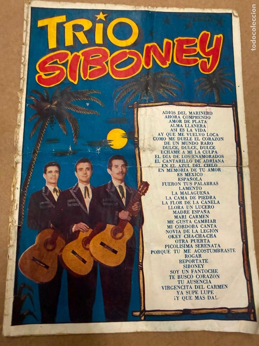 Cat&aacute;logos de M&uacute;sica: Cancionero . Trio Siboney. Ediciones Bistagne.