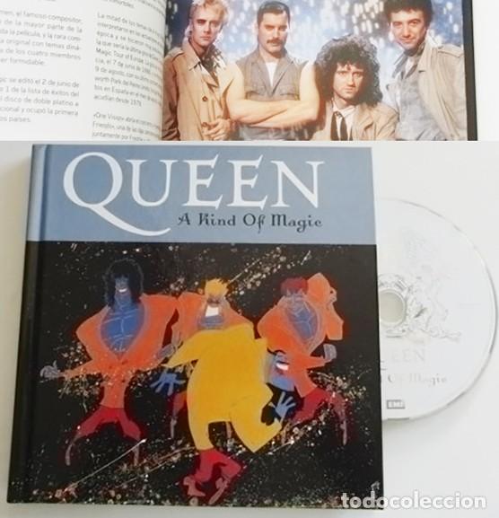 Cataloghi di Musica: QUEEN A KING OF MAGIC LIBRO Y CD GRUPO DE POP ROCK BRIT&Aacute;NICO FOTOS DATOS Freddie Mercury Brian May