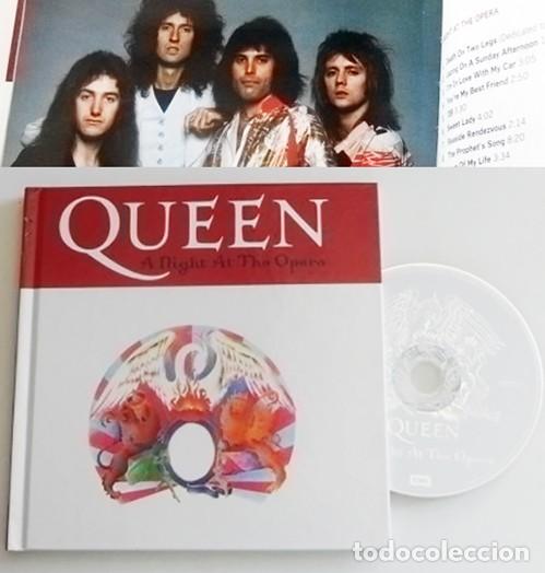 Cataloghi di Musica: QUEEN A NIGHT AT THE OPERA LIBRO Y CD DE GRUPO BRIT&Aacute;NICO M&Uacute;SICA POP ROCK BOHEMIAN RHAPSODY - MERCURY