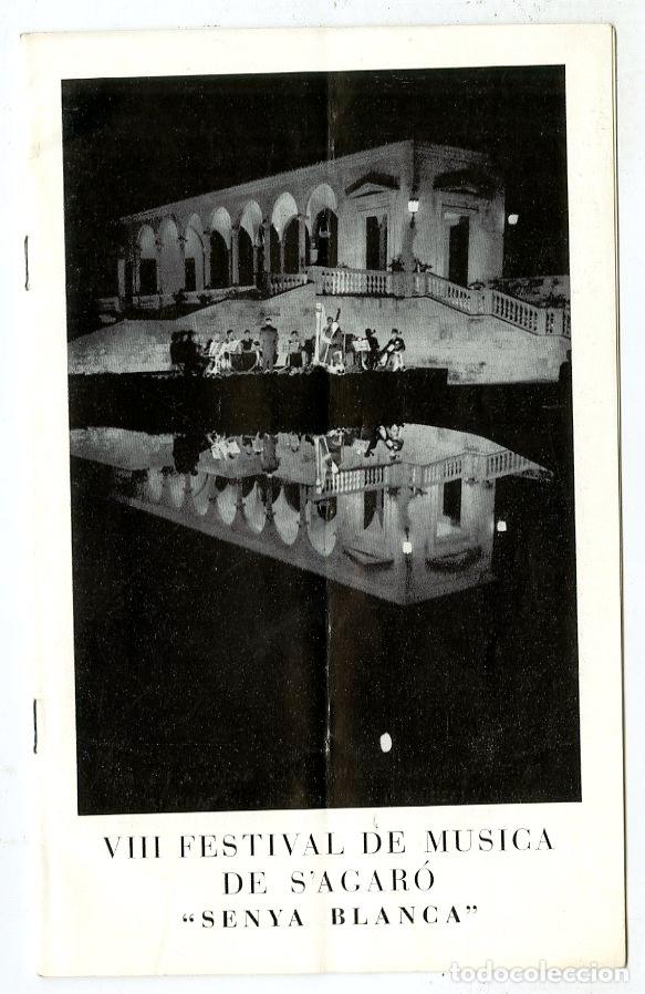 Cataloghi di Musica: Programa de M&uacute;sica / Sergiu Comissiona, Montserrat Caball&eacute; 1956 - VII Festival de S'Agar&oacute;