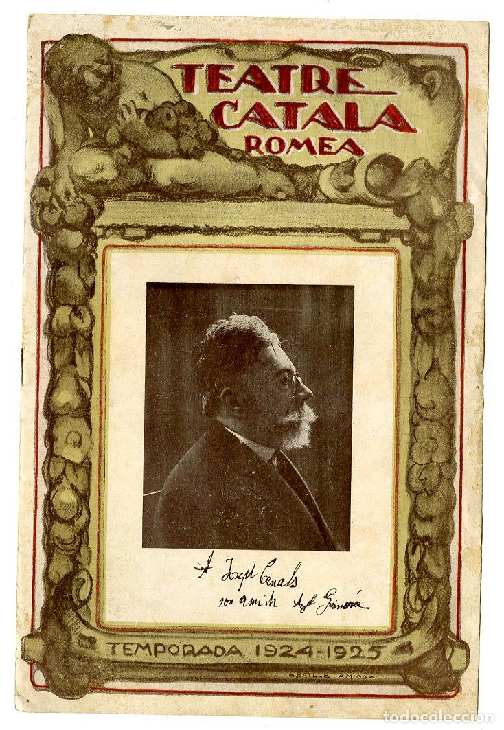 Cataloghi di Musica: Programa de M&uacute;sica / Joaquim Montero - Vetllada Angel Guimar&agrave; 1924/25 - Teatre Catal&agrave; Romea