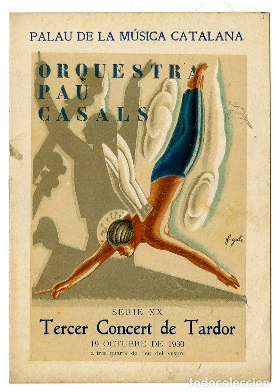 Cataloghi di Musica: Programa de M&uacute;sica / Orquestra Pau Casals 1930, Joan Balcells - Palau de la M&uacute;sica Catalana