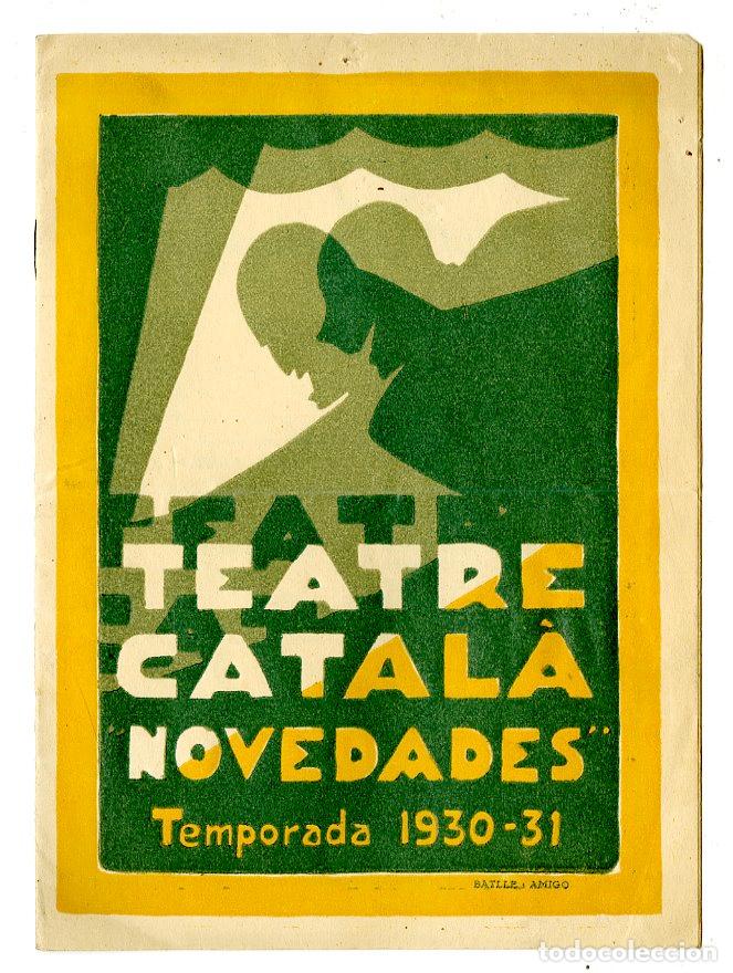 Cataloghi di Musica: Programa de M&uacute;sica / Carles Capdevila, Josep M&ordf; Folch i Torras 1930/31 - Teatre Catal&agrave;