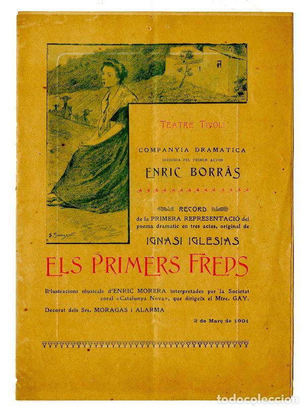 Cataloghi di Musica: Programa de M&uacute;sica / Enric Borr&agrave;s, Ignasi Iglesias / 1901 - Teatre T&iacute;vilo