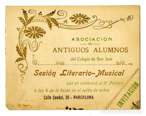 Cataloghi di Musica: Programa de M&uacute;sica / Sr Arietti / Colegio de San Jos&eacute; 1903 - Colegio Sant Jos&eacute;