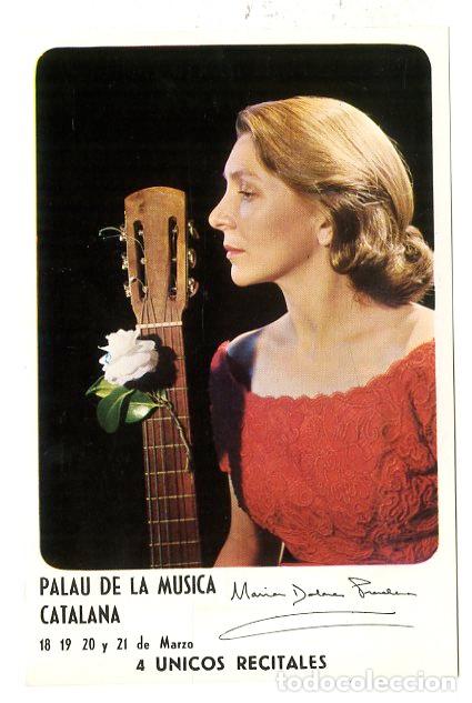 Cataloghi di Musica: Programa de M&uacute;sica / Maria Dolores Pradera 1970 - Palau de la M&uacute;sica Catalana