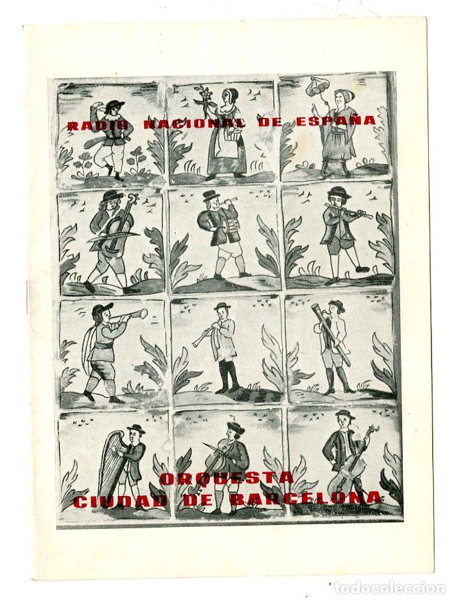 Cataloghi di Musica: Programa de M&uacute;sica / Manuel de Falla / Radio Nacional de Espa&ntilde;a 1970 - Palau de la M&uacute;sica Catalana