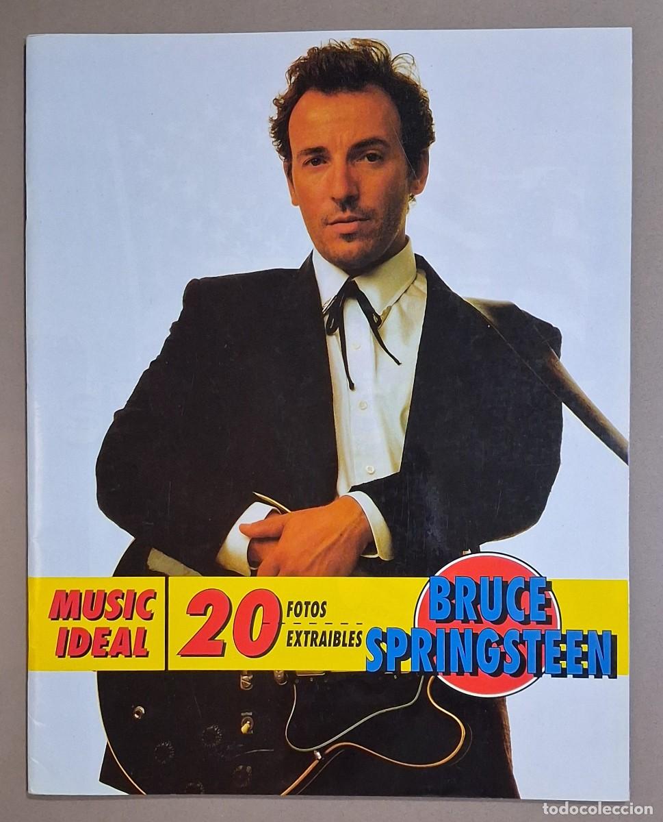 Cat&aacute;logos de M&uacute;sica: Bruce Springsteen. Music Ideal. 20 fotos extra&iacute;bles. 12 canciones. Royal Books 1994. 29cm. Excelente