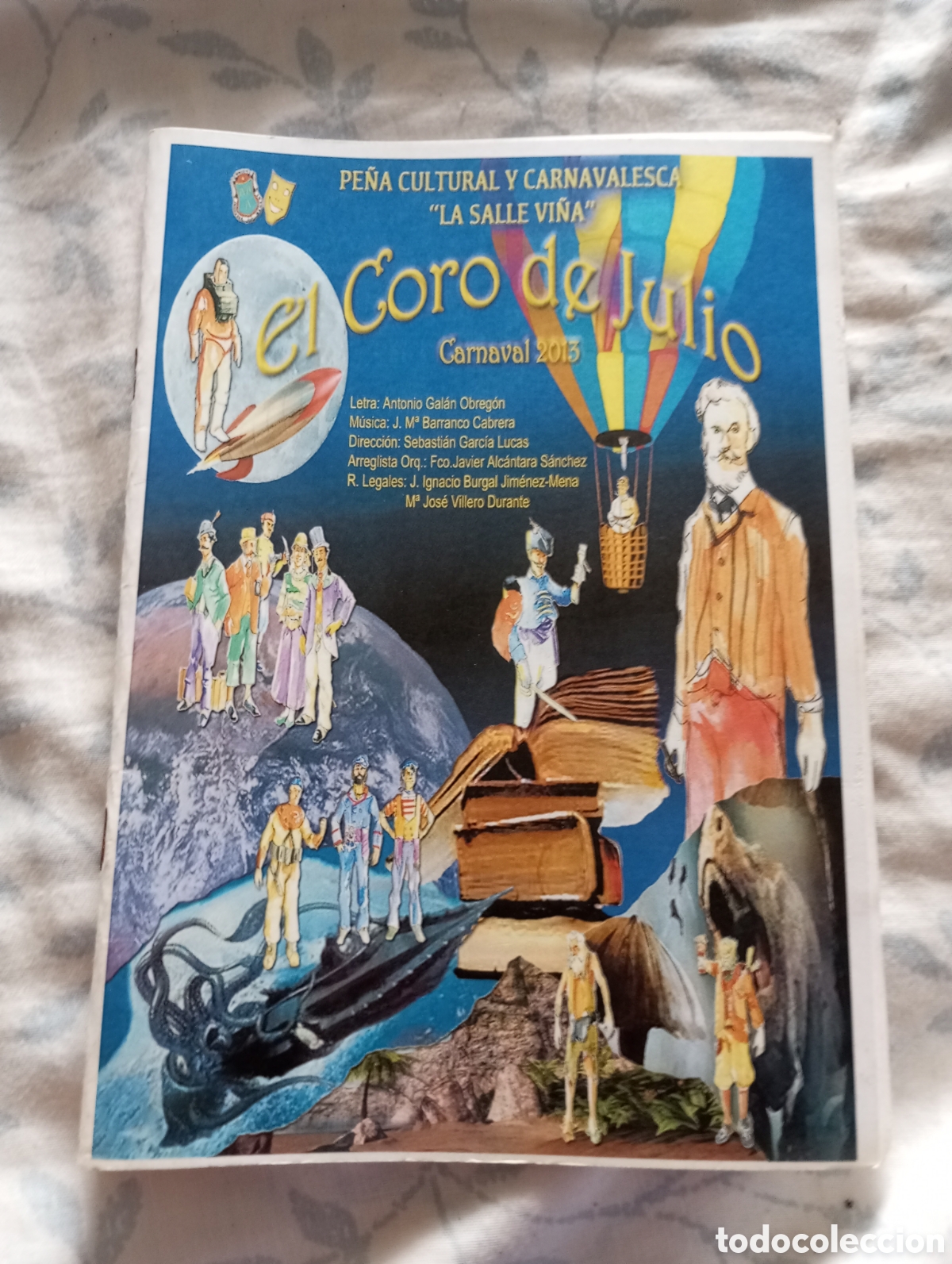 Cat&aacute;logos de M&uacute;sica: Carnaval de C&aacute;diz libreto coro el coro de julio 2013
