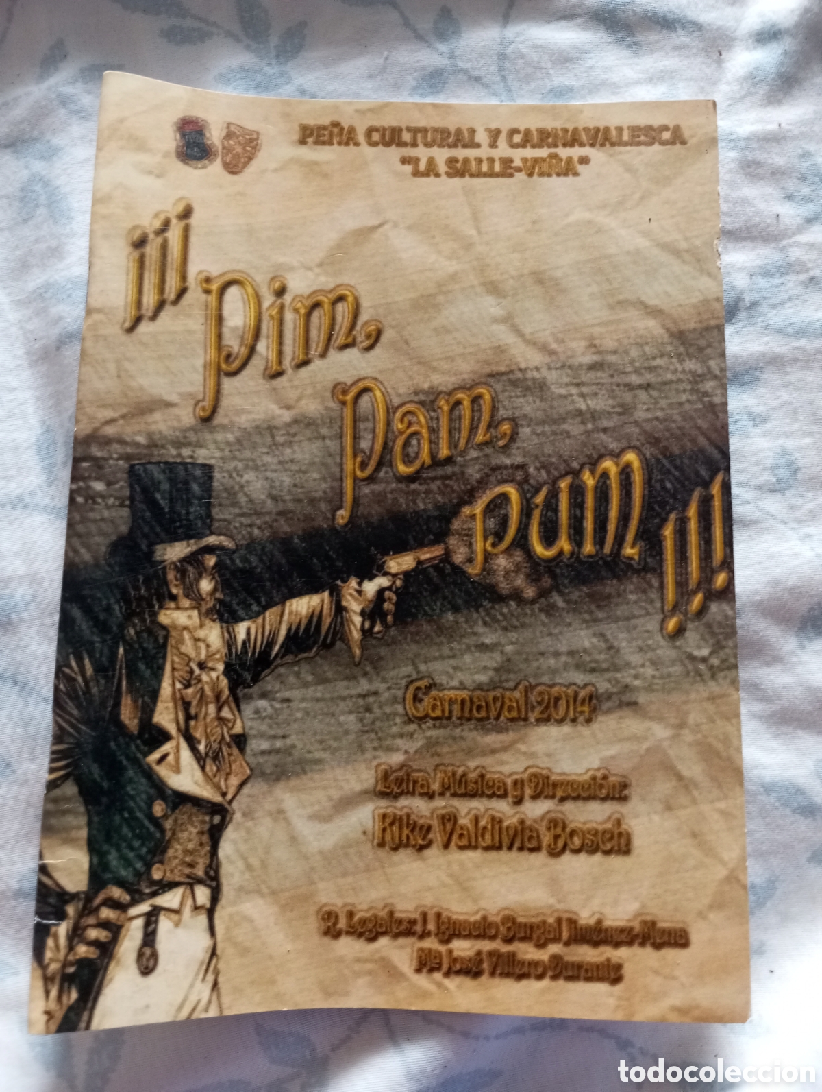 Cat&aacute;logos de M&uacute;sica: Carnaval de C&aacute;diz libreto coro&iexcl;&iexcl; Pim,pam,pum!! A&ntilde;o 2014