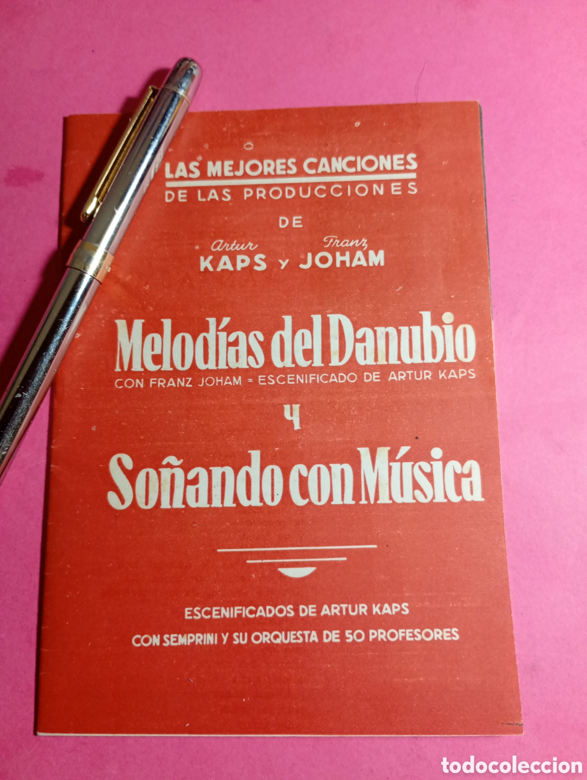 Cat&aacute;logos de M&uacute;sica: LAS MEJORES CANCIONES PRODUCCIONES DE ARTUR KAPS Y FRANZ JOHAM MELOD&Iacute;AS DANUBIO Y SO&Ntilde;ANDO CON M&Uacute;SICA