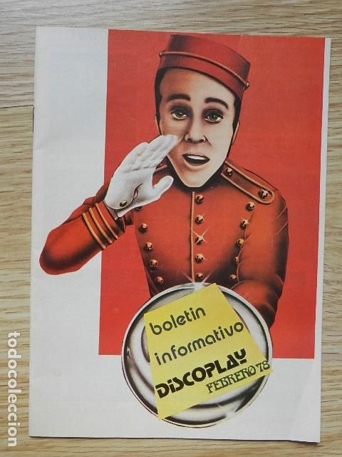 Cat&aacute;logos de M&uacute;sica: DISCOPLAY Febrero 1978 Bolet&iacute;n informativo cat&aacute;logo de m&uacute;sica 78 Botones