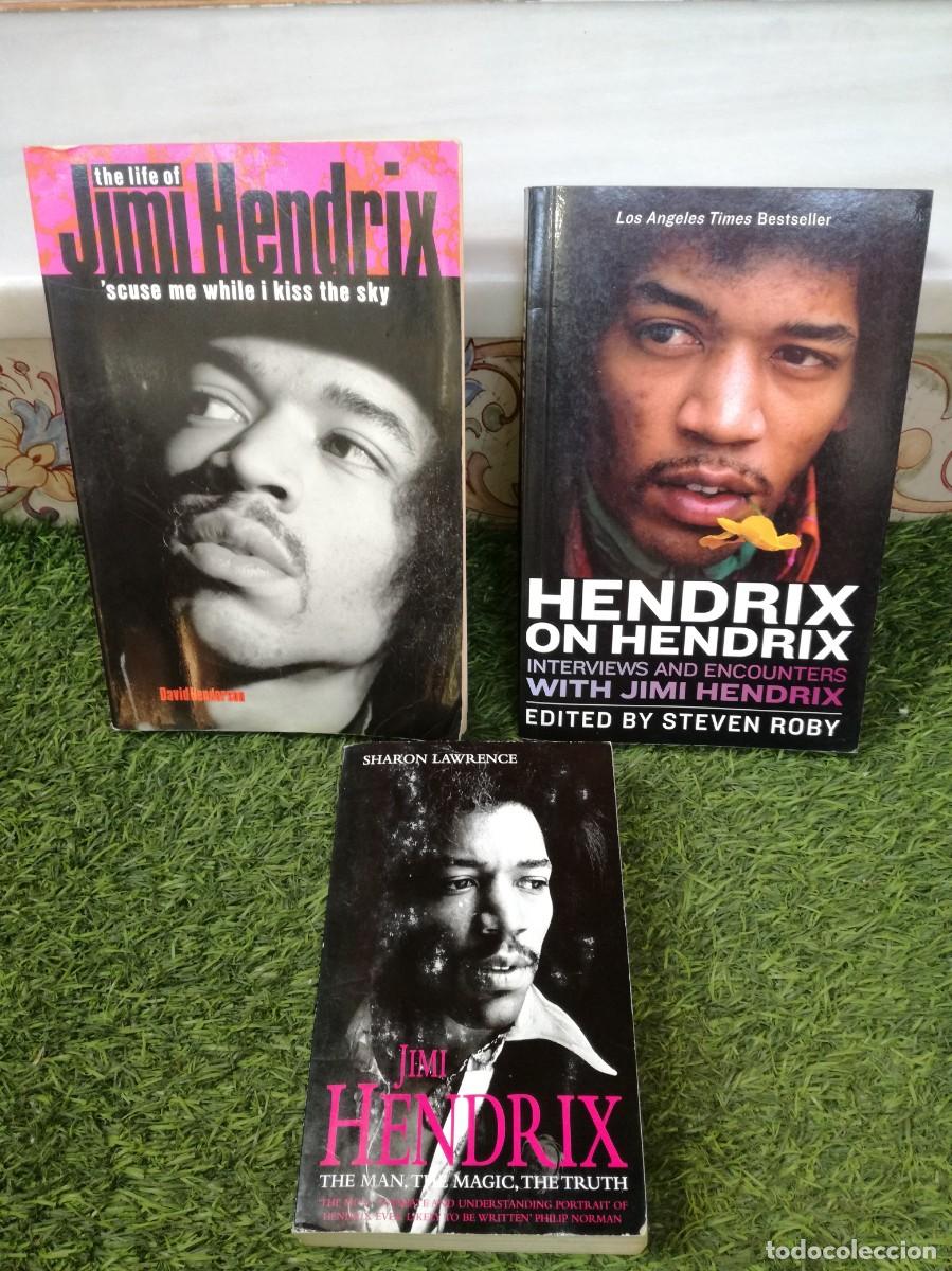 Cat&aacute;logos de M&uacute;sica: LOTE DE 3 LIBROS DE JIMI HENDRIX-CON MAS DE 300 PAGS CADA LIBRO