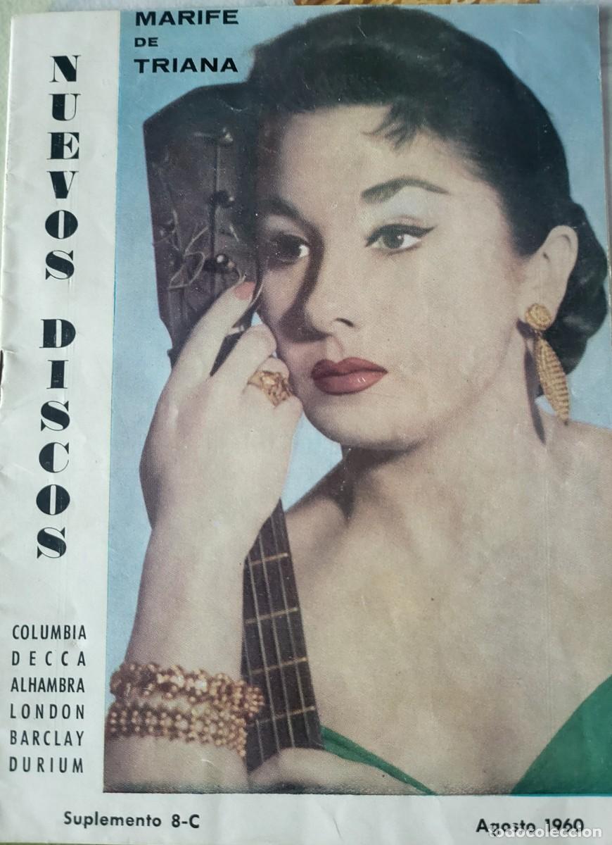 Cat&aacute;logos de M&uacute;sica: Marife de Triana suplemento de catalogo de discos Columbia 12 paginas a&ntilde;o 1960...