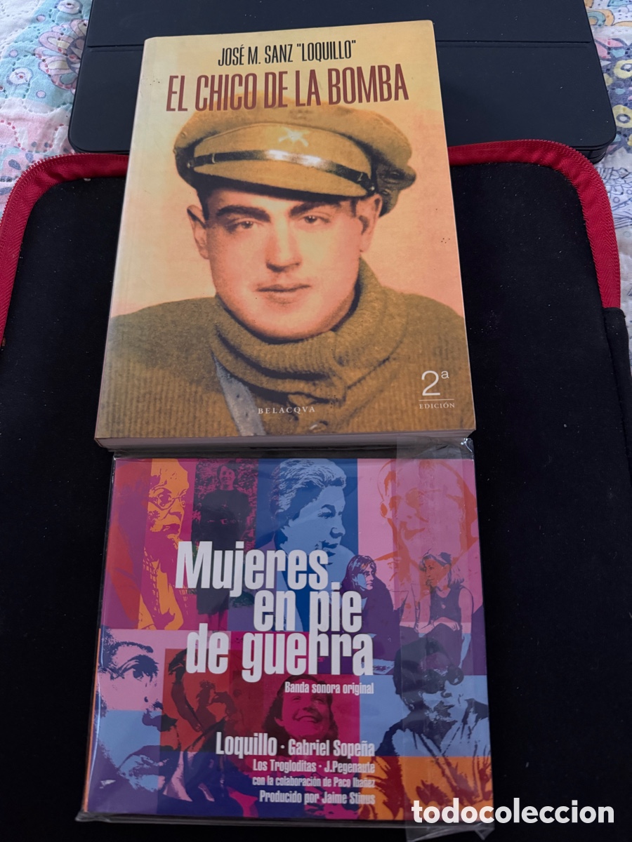 Cat&aacute;logos de M&uacute;sica: Pack Loquillo: Libro &rdquo;El chico de la bomba&rdquo; + CD &rdquo;Mujeres en pie de guerra&rdquo;