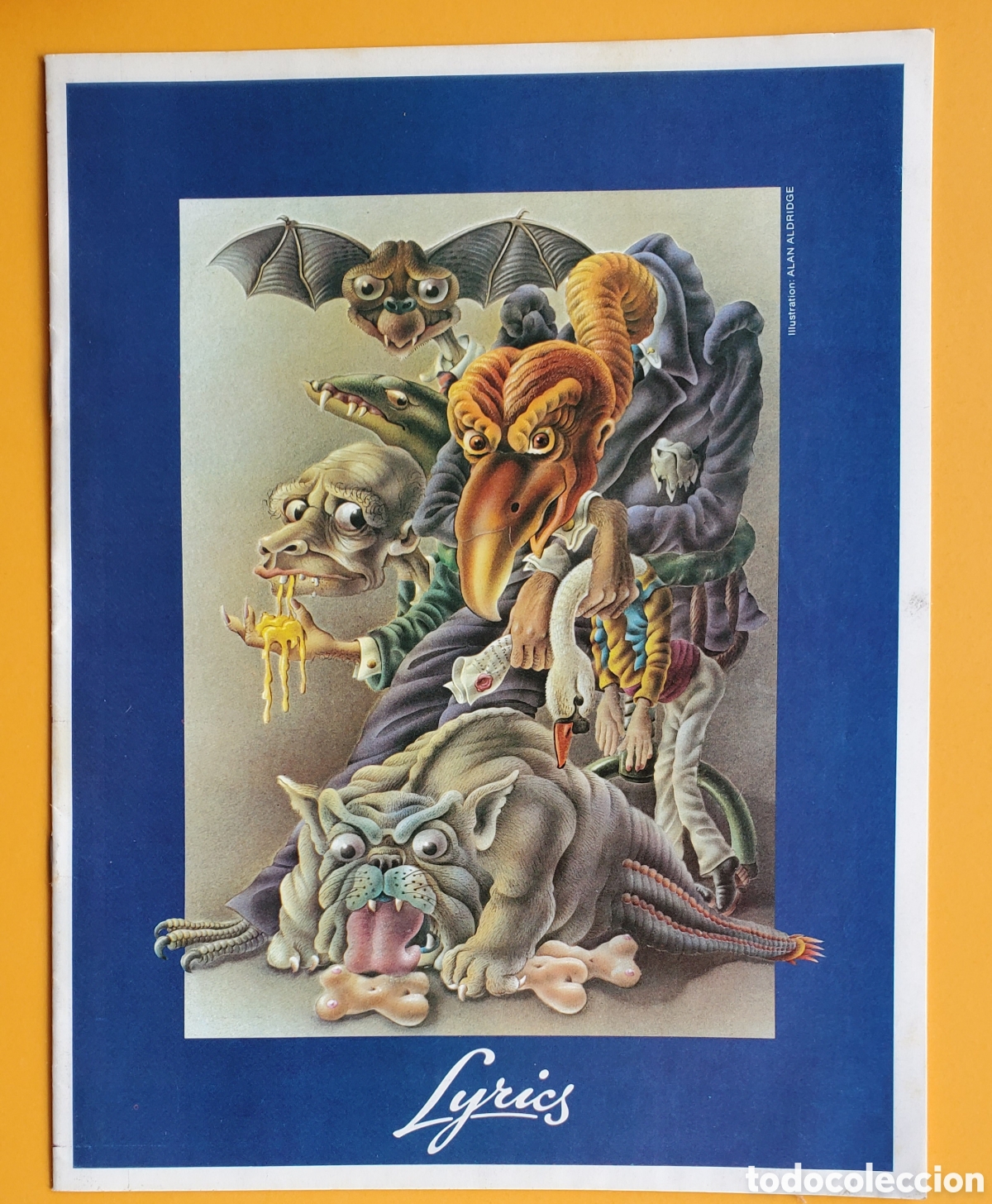 Cat&aacute;logos de M&uacute;sica: Libreto ELTON JOHN CAPTAIN FANTASTIC.1975.England.