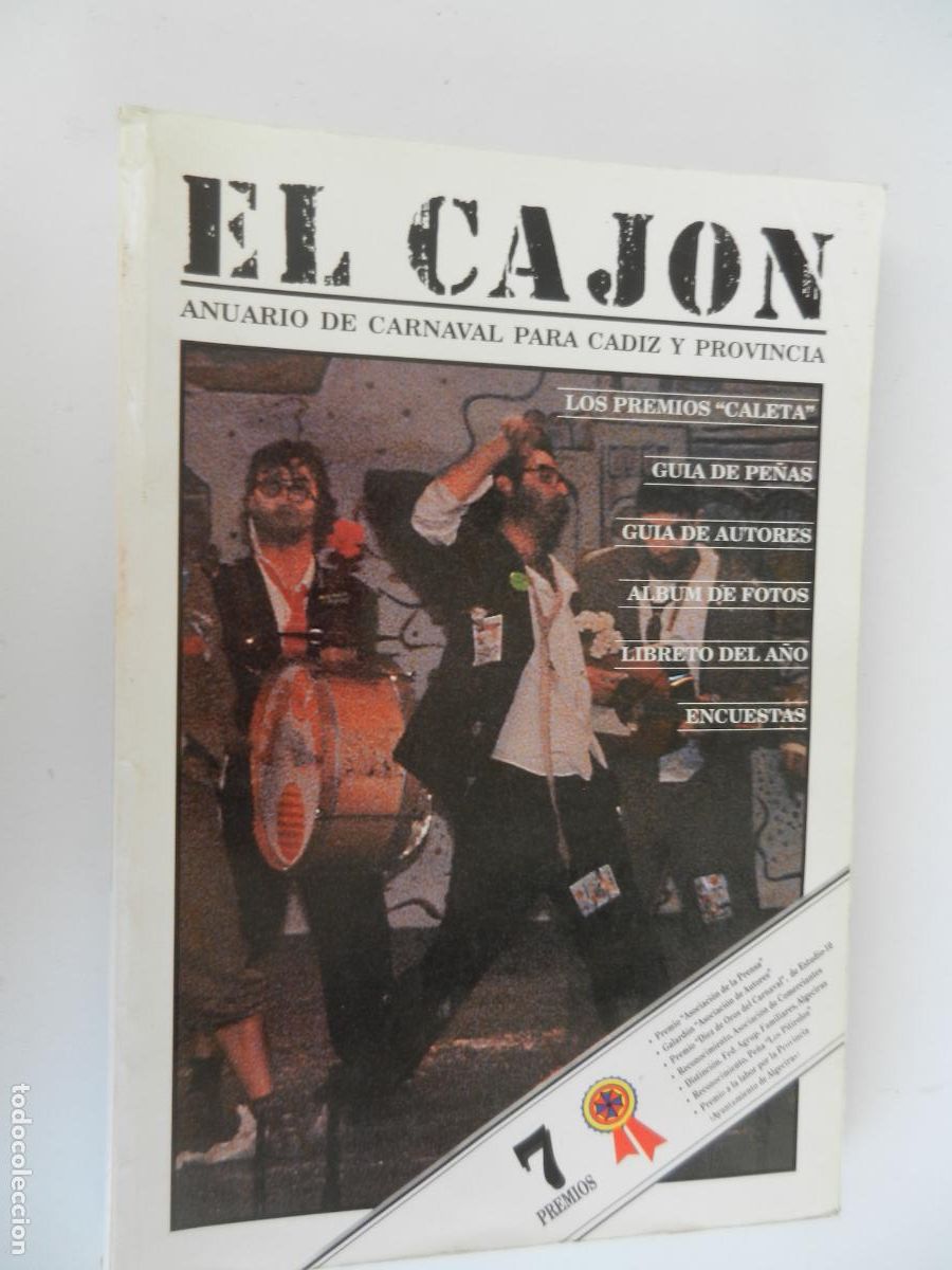 Cat&aacute;logos de m&uacute;sica: EL CAJON - ANUARIO DE CARNAVAL PARA CADIZ Y PROVINCIA - 1992