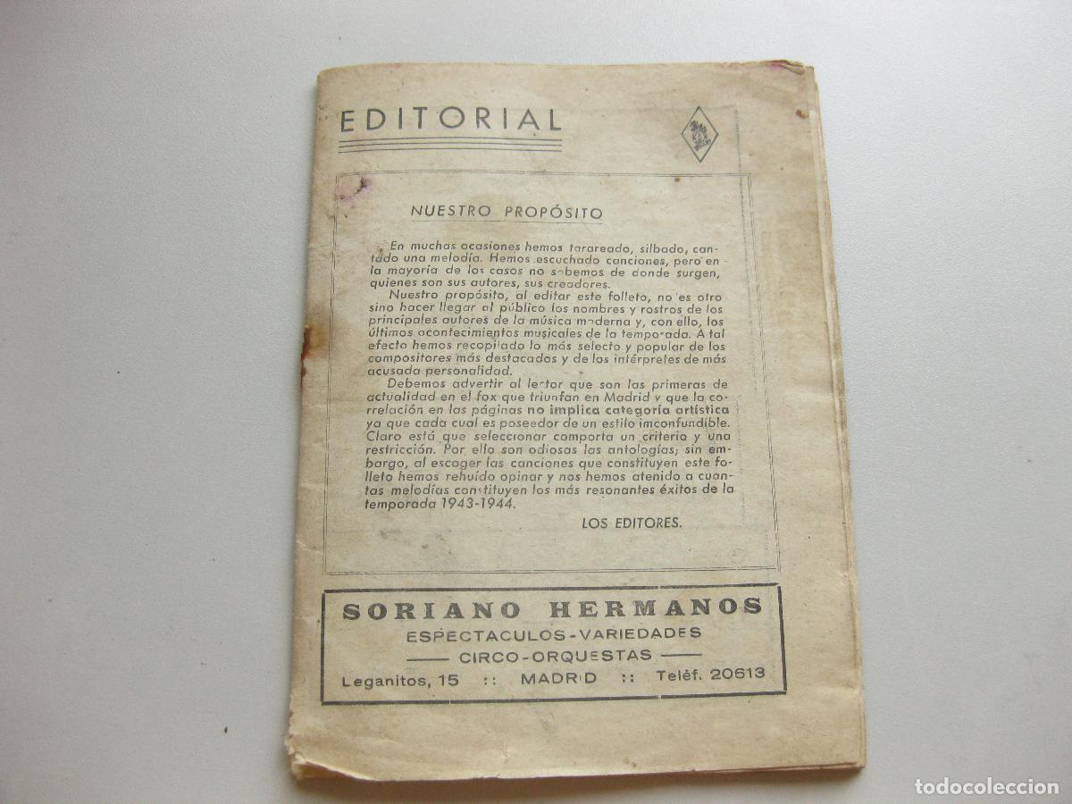 Cat&aacute;logos de m&uacute;sica: CUADERNILLO CON LAS FICHAS DE LOS ASES DE LA M&Uacute;SICA MODERNA. EDITORIAL ROX 1943