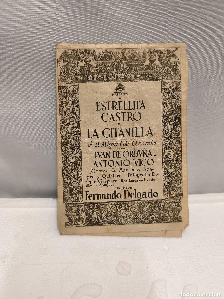 Cat&aacute;logos de m&uacute;sica: ESTRELLITA CASTRO EN LA GITANILLA DE MIGUEL DE CERVANTES. FERNANDO DELGADO.