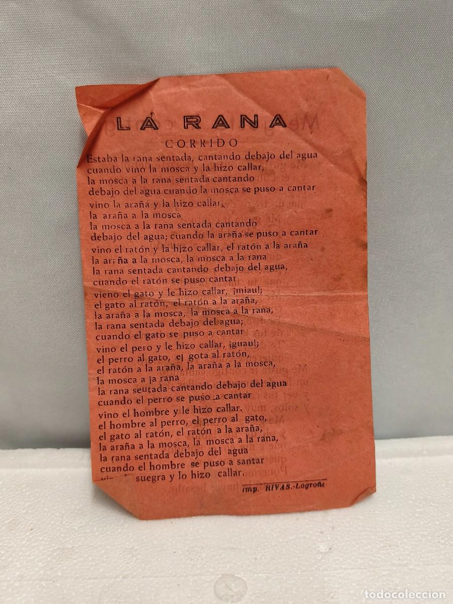 Cat&aacute;logos de M&uacute;sica: ME GUSTA IR CONTIGO. LA RANA &ndash; CORRIDO